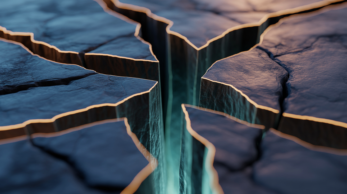 Close-up of technology convergence